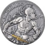Колекційна срібна монета “Ахіллес” 62,2 г 2023 рік