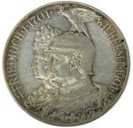 Колекційна срібна монета "2 марки - 200-річчя коронації Фрідріха I" 11,11 г 1901 рік