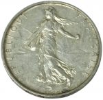 Колекційна срібна монета “5 франків – Сіячка” 12 г 1961 рік