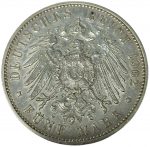Колекційна срібна монета "5 марок" Вільгельм ІІ 27,77 г 1892-1913 роки Вюрттенберг - Зображення 2