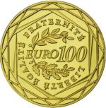 Колекційна золота монета "La Semeuse - Сівачка” 3,11 г 2008 рік - Зображення 2