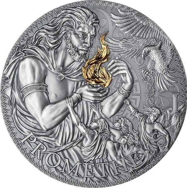 c83a30a1-3c84-4faa-8660-7d6634ccf3fb Колекційна срібна монета “Прометей” 93,3 г 2023 рік - Зображення 1
