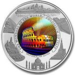 Коллекционная серебряно-золотая монета "Чудеса Мира - Колизей" 2007 год — изображение 3