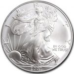 Коллекционная серебряная монета "Американский Орел Liberty" 31,1 г 2007 год