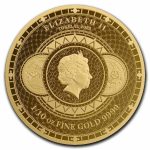 Колекційна золота монета “Chronos - Хронос” 3,11 г 2022 рік - Зображення 2