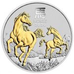 Колекційна срібна монета “Lunar III - Рік Коня” GILDED 31,1 г 2026 рік