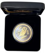 Колекційна срібна монета “Афінська Сова” Gold Black Empire Edition 31,1 г - Зображення 3