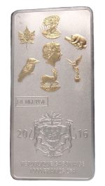 Колекційна срібна монета-злиток “Британія” 31,1 г 2016 рік - Зображення 3
