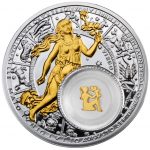 Колекційна срібна монета “Діва” GILDED 28,28 г 2013 рік