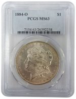 Колекційна срібна монета "Morgan Dollars (Морган)" 26,73 г 1884 рік