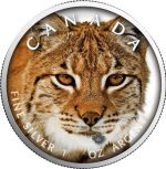 Колекційна срібна монета «Кленовий Лист - Рись» 31,1 г 2019 рік