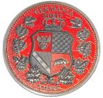 Колекційна срібна монета «Британія і Германія» RED серія Алегорія 31,1 г 2019 рік - Зображення 2