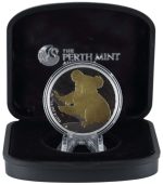 Колекційна срібна монета "Коала" GILDED 31,1 г 2009 рік - Зображення 2