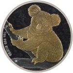 Колекційна срібна монета "Коала" GILDED 31,1 г 2009 рік