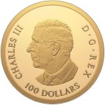 Колекційна золота монета "Рік Коня - Квітковий Кінь" 15,55 г 2026 рік - Зображення 3