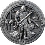 Коллекционная серебряная монета "Королевский убийца" 62,2 г 2025 год