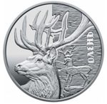 Колекційна срібна монета "Олень" 15,55 г 2016 рік
