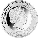 Коллекционная серебряная монета "Херувим - Ангел" 31,1 г 2021 год — изображение 2