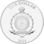 Колекційна срібна монета "Рік Дракона" 17,5 г 2024 рік - Зображення 3