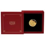 Колекційна золота монета "Рік Дракона - Lunar III" PROOF 7,78 г 2024 рік - Зображення 2