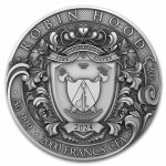 Колекційна срібна монета "Робін Гуд" 62,2 г 2024 рік - Зображення 3