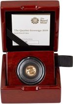 Колекційна золота монета "1/4 Соверен" PROOF 1,99 г 2019 рік - Зображення 2