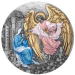 Коллекционная серебряная монета "Благовещение" 62,2 г 2025 год