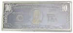Коллекционная серебряная банкнота "10 долларов США" 124,4 г — изображение 2