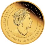 Колекційна золота монета "Рік Дракона - Lunar III" PROOF 7,78 г 2024 рік - Зображення 3