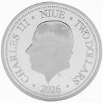 Коллекционная серебряная монета "Любовь драгоценная - Утки" 31,1 г 2026 год — изображение 3