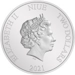 Колекційна срібна монета "Зоряні Війни - Кара Дюн" 31,1 г 2021 рік - Зображення 3