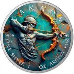 Колекційна срібна монета "Зодіак - Стрілець" 31,1 г 2025 рік