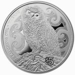 Колекційна срібна монета "Регочуча Сова" 31,1 г 2017 рік