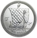 Коллекционная платиновая монета "Остров Мэн благородная монета" 31,1 г