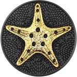 Колекційна срібна монета "Морська Зірка - Gold Black Empire" 31,1 г 2021 рік