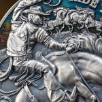 Коллекционная серебряная монета "Оседлай свою удачу" 62,2 г 2023 год — изображение 6