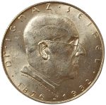 Колекційна срібна монета “2 шилінга - Ігнац Зайпель" 12 г 1933 рік