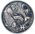 Колекційна срібна монета "Риби" 28,28 г 2013 рік