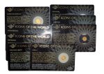 Колекційна золота монета "ICONS OF THE WORLD - Ікони Світу" 0,155 г - Зображення 2