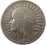 Колекційна срібна монета "2 злотих - Голова Полонії" 4,4 г 1932-1934 роки