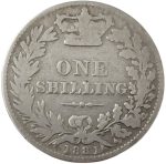 Колекційна срібна монета "1 шилінг" 5,66 г 1838-1887 роки - Зображення 2