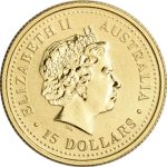 Колекційна золота монета “Lunar I – Рік Дракона” PROOF 3,11 г 2000 рік - Зображення 2