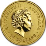 Колекційна золота монета “Lunar I – Рік Півня” PROOF 3,11 г 2005 рік - Зображення 2