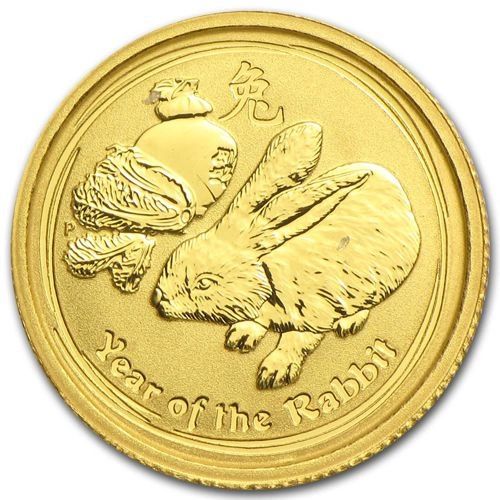 IMG_20260309_131935_039 Колекційна золота монета “Lunar IІ – Рік Кролика” 1,55 г 2011 рік - Зображення 1