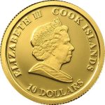 Колекційна золота монета "Щасливого Різдва - Ангел" PROOF 1,24 г 2008 рік - Зображення 2
