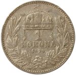 Колекційна срібна монета "1 крона" 5 г 1892-1906 роки - Зображення 2