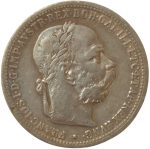 Колекційна срібна монета "1 крона" 5 г 1892-1907 роки
