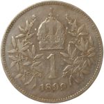 Колекційна срібна монета "1 крона" 5 г 1892-1907 роки - Зображення 2