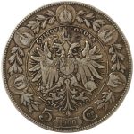 Колекційна срібна монета "5 крон" 24 г 1900-1907 роки - Зображення 2