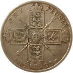 Колекційна срібна монета "2 шилінги - 1 флорин" 11,3 г 1920-1926 роки - Зображення 2